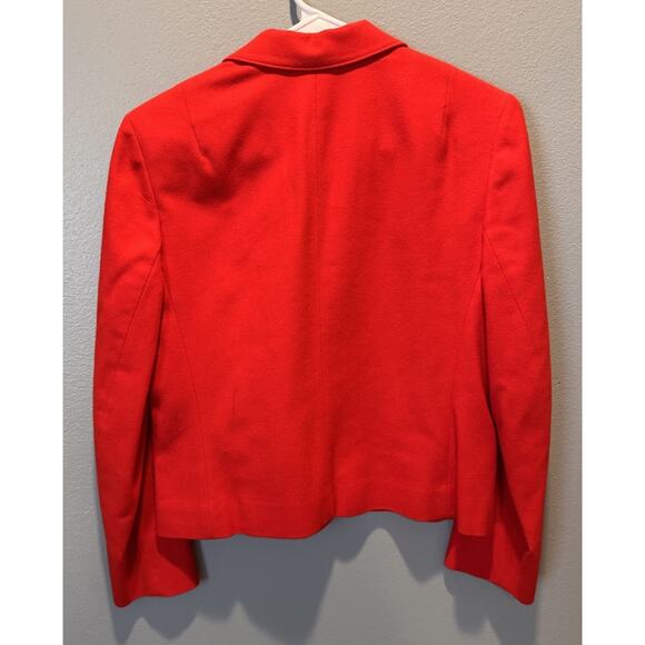Vintage Pendleton Women's 100% Virgin Wool Red Blazer See Measurements - Picture 4 of 4